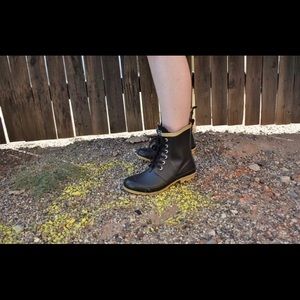 Tommy Hilfiger combat boots